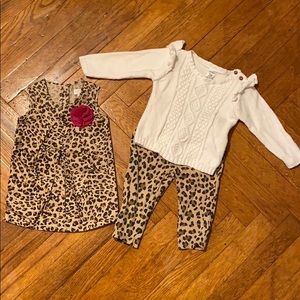 Baby Leopard print set/ bundle